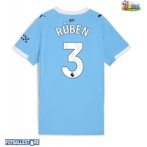 Manchester City Ruben Dias #3 Hjemmedrakt Dame 2025-26 Kortermet